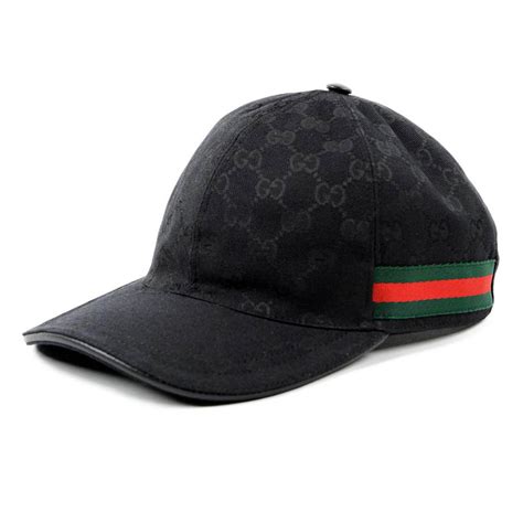 gucci gg baseball cap black